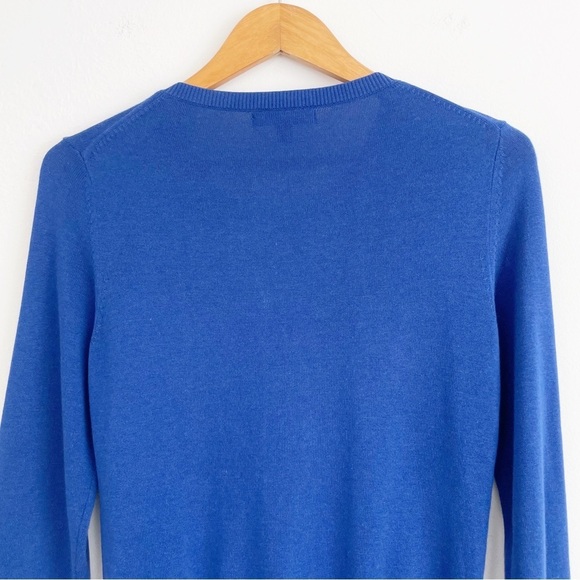 Banana Republic Blue Cotton Blend Button Down Cardigan Size Small - Picture 9 of 15
